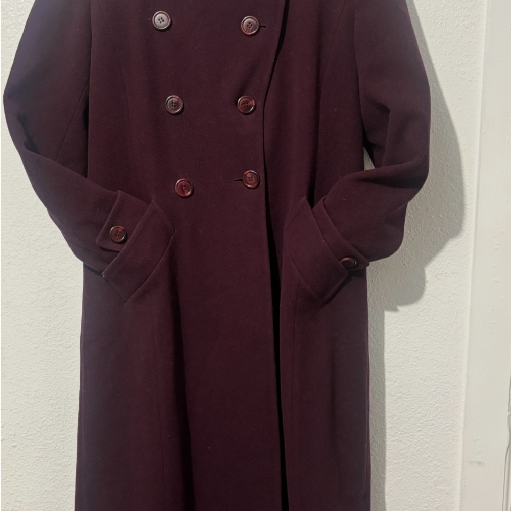 Jones New York woman Trench Coat - Deep Purple